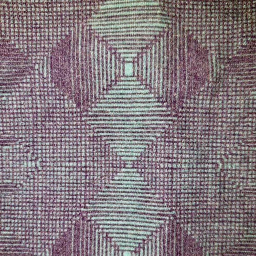LulaRoe OS Purple and Blue Pattern Leggings